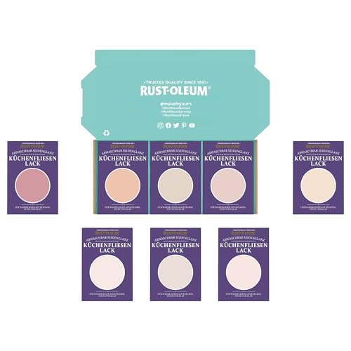 Rust-Oleum Küchenfliesen Testerbox - Süße Rosatöne - Seidenglanz