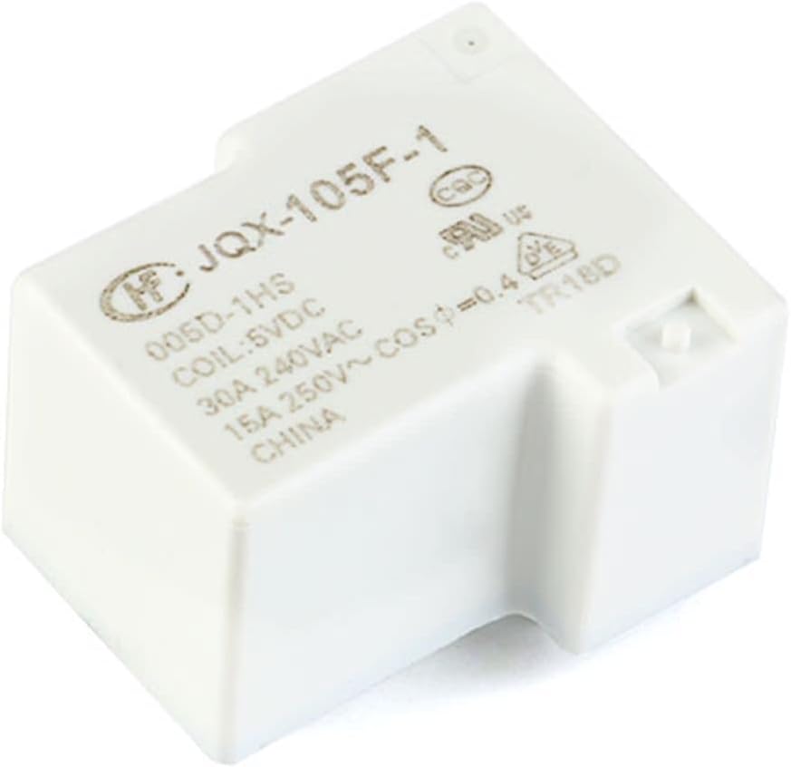 10pcs 5V 12V 24V VDC Relays HF105F-1-JQX-105F-1/005D-1HS HF105F-1/012D-1HS HF105F-1/024D-1HS 30A 250VAC 4PIN