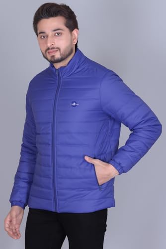 Image of RARE TIMES Men Puffer Jacket | Padded Jacket | Quilted Jacket | Trendy Winter Full Sleeve with Zipper Pocket Jacket (Pack of 1)