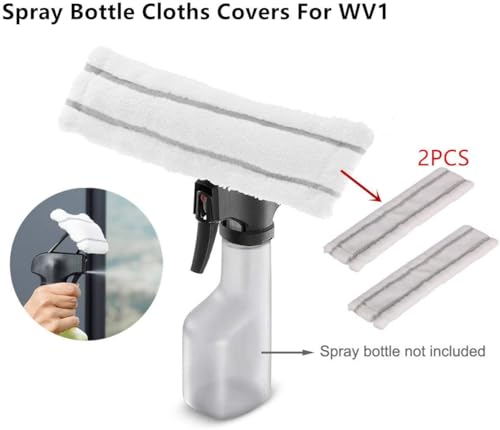 YUYUEMI Fenstertuch für Kärcher WV1 Fensterreinigungsmaschine Wischmopp Sprühtopf Abwischen Sprühflasche Glasreiniger Pads