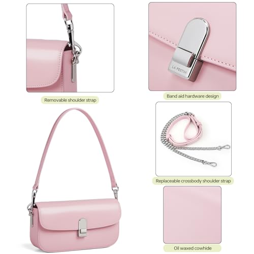 Image of LA FESTIN Small Genuine Leather Purses for Women Designer Shoulder Purse