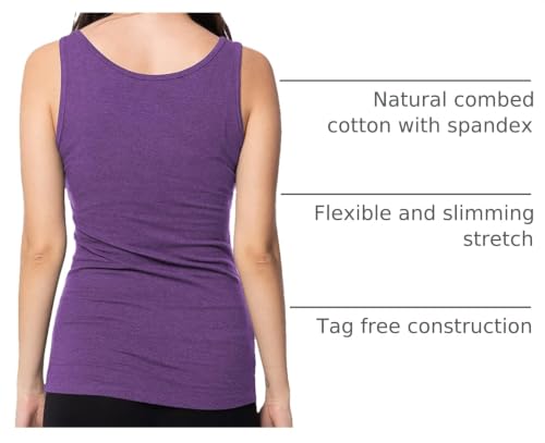 Image of Sexy Basics Women's Stretch Tank Tops | Multi Packs & Colors Sport Tanks
