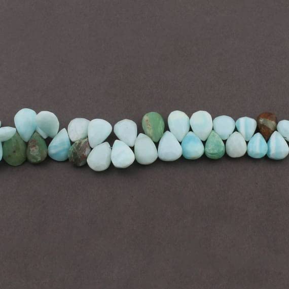 Perles opale du Pérou en goutte : créez vos bijoux d'été personnalisés