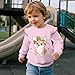 ORGYPET Baby Sweatshirt Girls Clothes Size 5 Tops Girls Dog Sweatshirt Kids Sweatshirts Toddler T Shirts Long Sleeve Shirt Ruffle Pullover Playwear Fashion Activewear Autumn Blouse