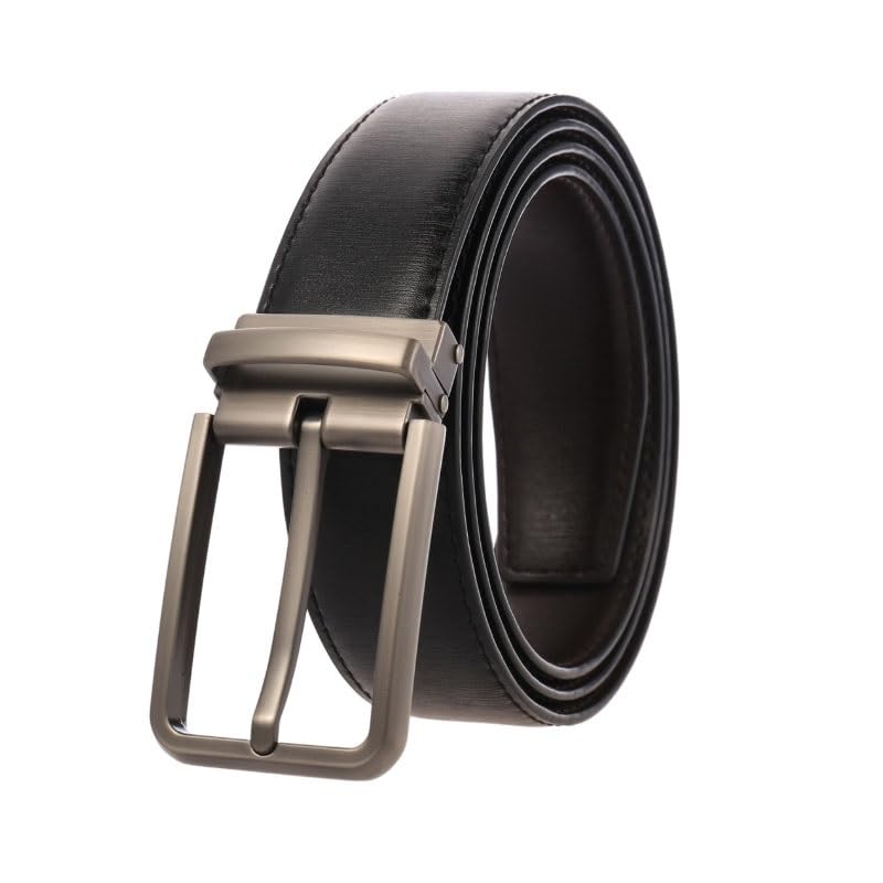 Casual Versatile Business Belt Alloy Pants Leather Mens Suit Jeans Strap