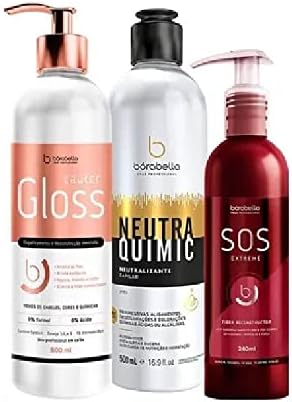 Borabella Neutra Quimic Cauter Gloss Sos Extreme Pós Kit