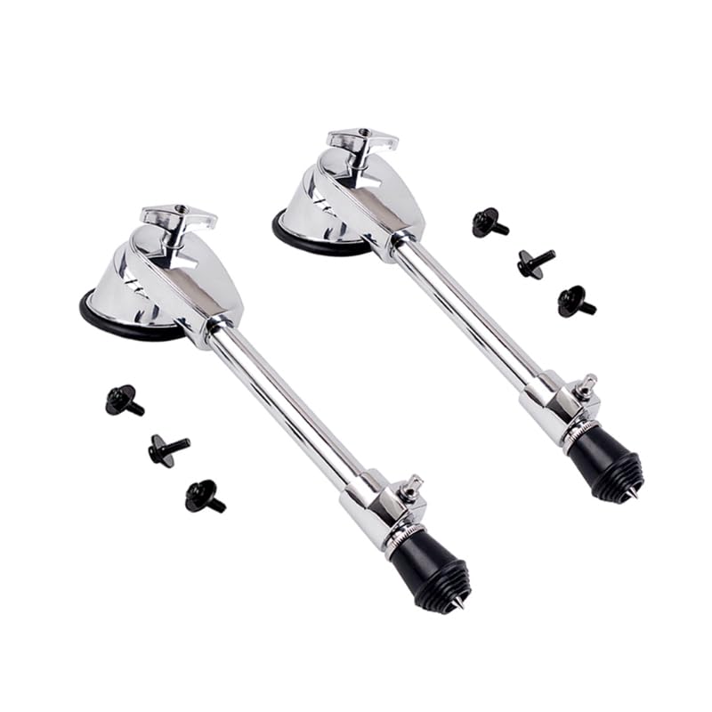 Nawwgy 2pcs Bass Drum Anti-Rust Adjustable Stand Legs Feet Percussion Accessories