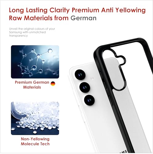 Image of Thermoplastic Polyurethane Case For Samsung Galaxy S24,[Anti-Yellowing Technology] [Military Grade Drop Protection] Shockproof Slim Hybrid Phone Case For Samsung Galaxy S24 5G-Carbon Black