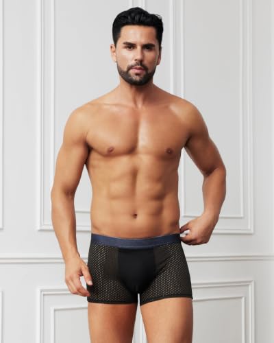 Image of Boxhero [2026 Upgrade Bamboo Boxer Briefs- Breathable Mens Underwear, Built-in with 3D Pouch Comfortable Underwear for Men