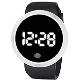 Ajustable: el reloj de pulsera se puede ajustar para adaptarse a la mayoría de las personas, cómodo de llevar