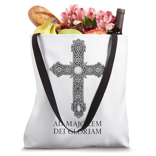 Bolsa tote Ad majorem Dei gloriam - Gloria católica de Dios miniatura 4