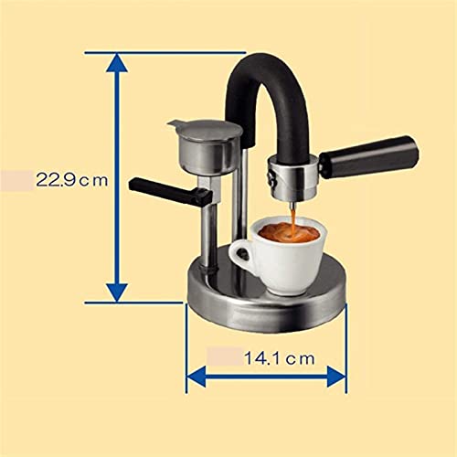 Manuelle Kaffeemühle, Kaffeemaschinen zum Mahlen und Brühen von Kaffeemaschinen, tragbare manuelle Kaffeemaschine, Kaffeemaschine aus Edelstahl für Zuhause, Büro, Picknick im Freien, Espressomaschinen – Bild 4