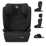 Deryan Rehausseur Voiture Enfant, ISOFIX de 100 à 150 cm (Environ 3,5 à 12 ans 0 36 Kg), Siège Auto groupe 1 2 3, ECE R129, léger, Siège auto bébé, FWF, Noir