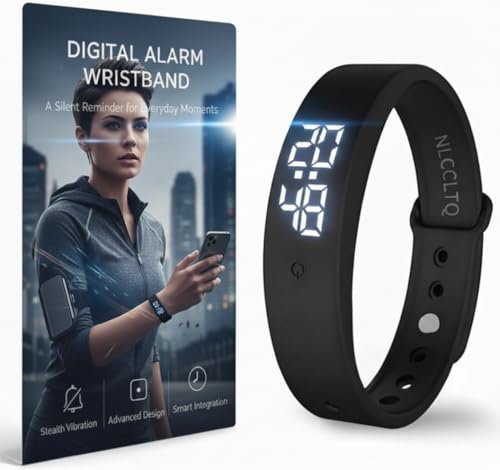 NLCCLTQ Vibrating Alarm Wristband Effective Alarm Clocks