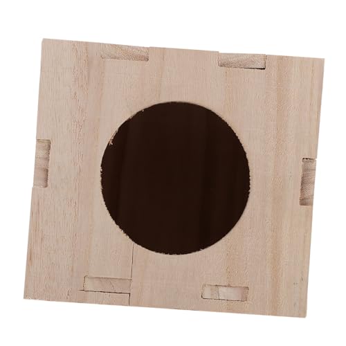 MERRYHAPY 1個 ハムスター キャビン 隠れ家 おもちゃ セキセイインコ ハムスター ハウス モルモット 豚 ケージ ハリネズミ 睡眠 ベッド ぬいぐるみ ネズミ ケージ モルモット