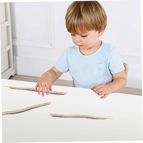 Serpent en bois flexible de 12 pouces pour activité manuelle d'anniversaire - 4