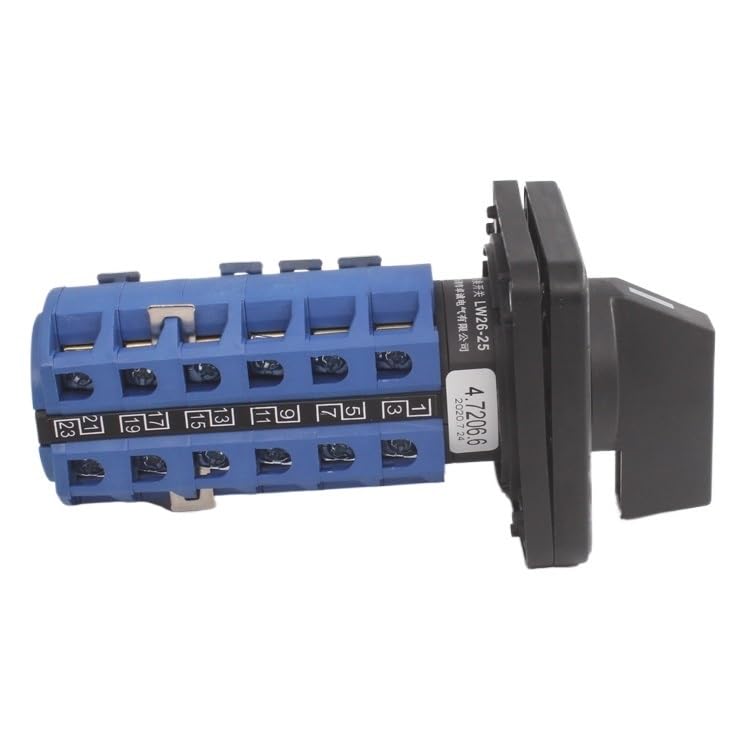 BIK LW26-25 4.7206/6 Rotary Cam Switch 25A Variable Speed Drill Tower Milling Machine High and Low Speed Forward and Reward