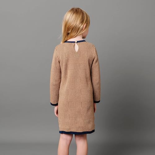 Image of Hope & Henry Girls' Milano Tipped Sweater Dress
