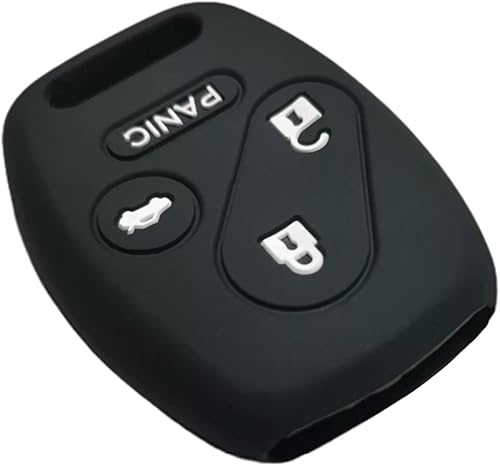 Miniatura 4 de Funda de goma de silicona para llavero compatible con Honda Civic SI Hybrid EX Accord CR-V EX SE Pilot Element KR55WK49308 N5F-A05TAA N5F-S0084A
