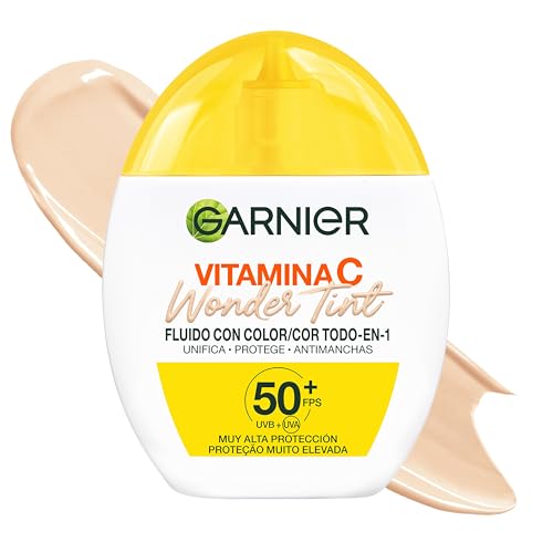 Garnier Vitamina C Wonder Tint BB Cream FPS50+, Tono Claro, 40ml