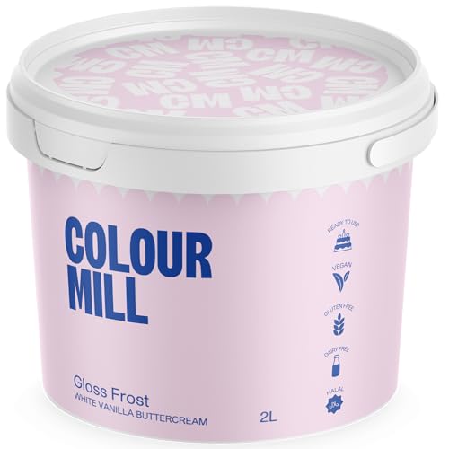 Colour Mill Gloss Frost White Buttercream, 2 Liter (4.4LBS)