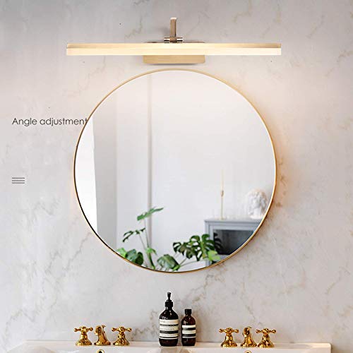 Miroir rétro réglable étanche LED pour éliminer les ombres du bain