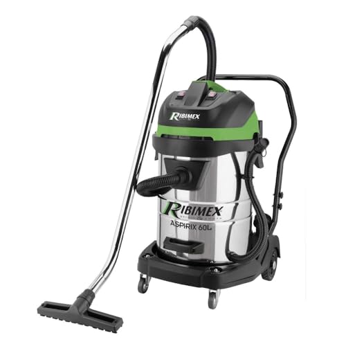 Ribimex Aspiratore per Solidi e Liquidi Aspirix Serie Pro, Bidone