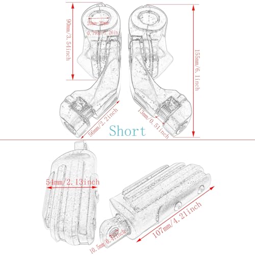 Barre D'autoroute Moto et Cale-Pied Premium Finition Chrome