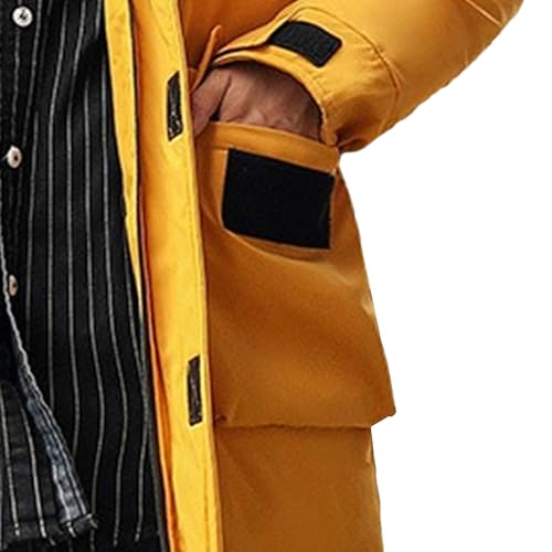 Abrigos de invierno para hombre de corte extra largo confección acolchada premium 2
