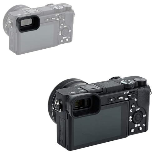 Große Augenmuschel Silikon für Sony Alpha A6600 A6500 A6400 Ersetzt Sony FDA-EP17 Okular