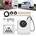 RV Rooftop Air Conditioner, 12V RV A/C Air Conditioner Electric Rooftop Unit w/Remote, for Heat & Cool, for Trucks, RVs, Ambulances, Buses, Excavators