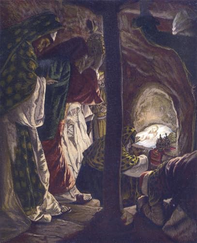 Toile Murale L'adoration des Mages par Jacques Impression 60x90cm