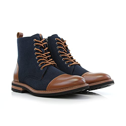 Polar Fox MPX806067A Wright Mpx808583A Men'S 7-Eyelets Classic Chukka Dress Boots thumb #6