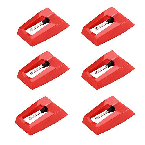 6 Pack Record Player Needle, Universal Diamond Replacement Stylus Needle for ION iCT09RS