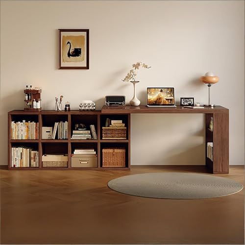 Medieval Corner Desk, L-Shaped Home Office Desk, Computer Desk wi...