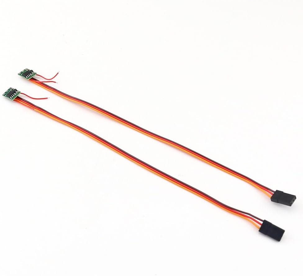 2Pcs Micro 1A Mini ESC DIY Two-Way Forward and Reverse Brushed DC 5V JR Connector ESC for Mini RC Model Aircraft Drones
