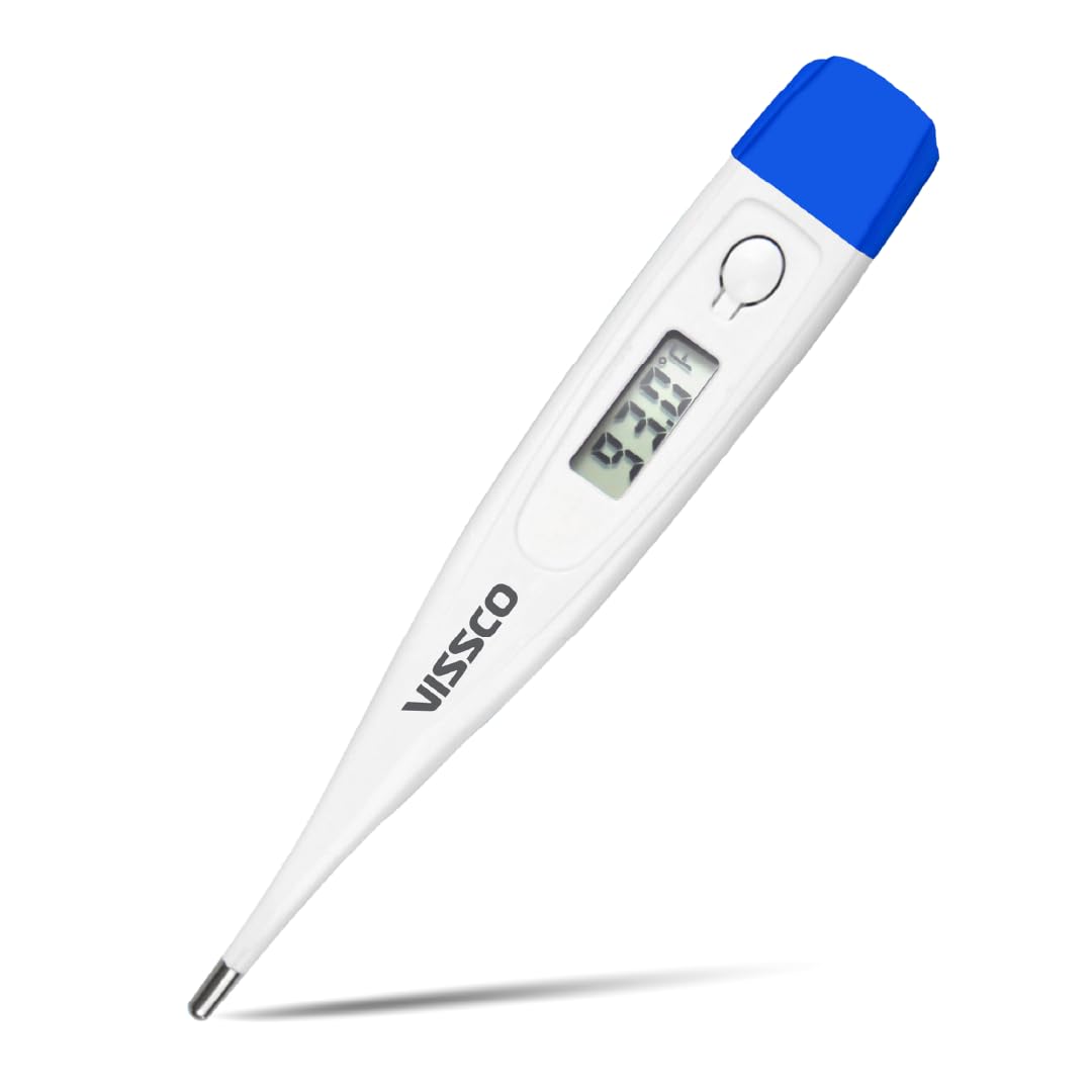 Vissco Digital Thermometer | Mercury-Free, Fast Reading, Fever Alarm, °F/°C Modes, Memory Function, Auto Shut-Off, Low Battery Indicator | Safe for Oral, Rectal & Underarm Use | 2-Year Warranty-image-29