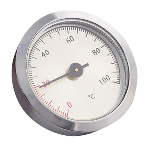 KONTONTY Box Thermometer Mini Pointer Thermometer for Humidor High Precision Temperature Gauge for Boxes Compact Stylish Indoor Temperature Monitoring Device