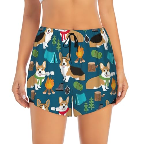 Short de yoga contre les irritations avec doublure intégrée corgi L - 2