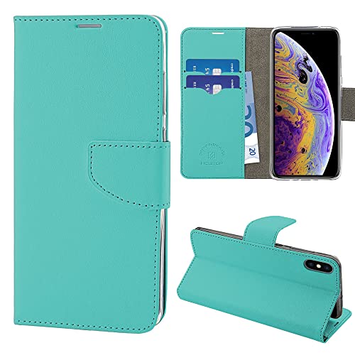 【 Materiali】Esterno in simil pelle, ed interno TPU dove applicate lo smartphone. Realizzate con i migliori materiali su misura Newtop, grazie all'alloggio interno morbido in tpu trasparente si adatta perfettamente, lasciando aperti i fori per le connessioni.