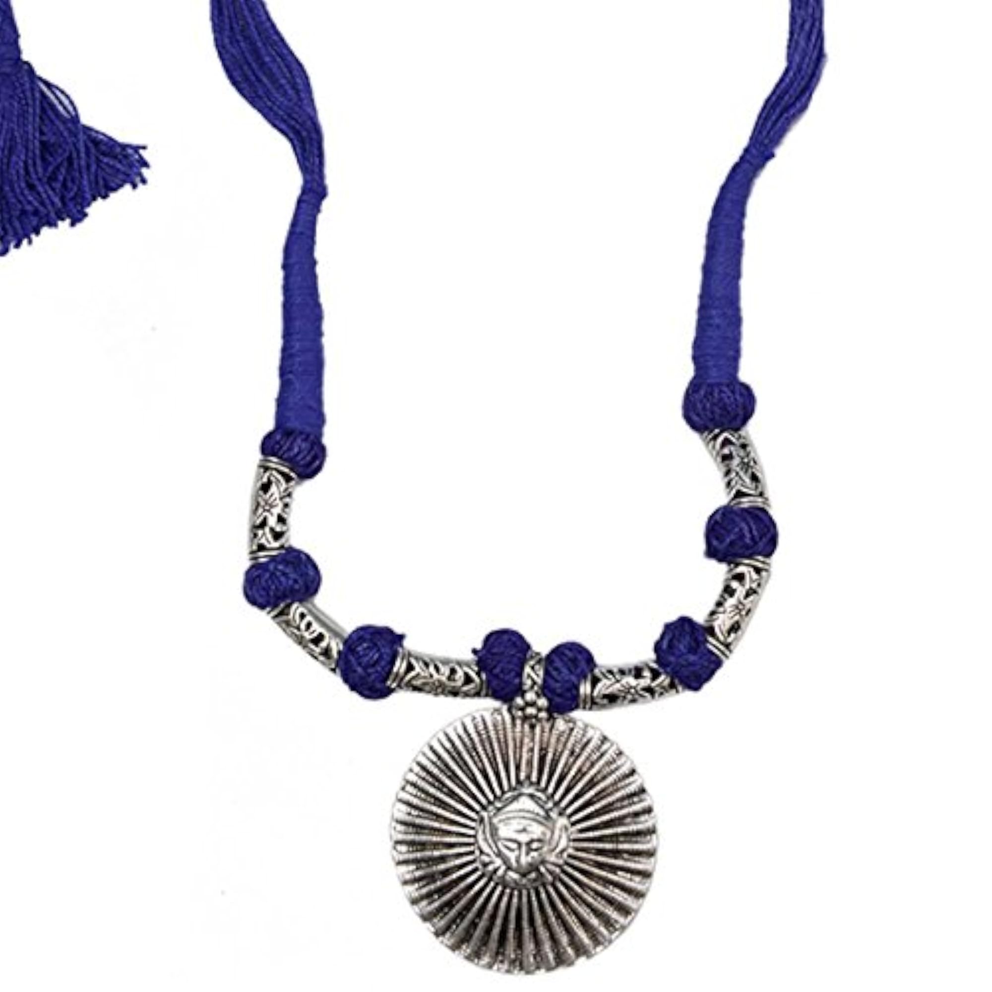 Gypsy Tribal Rope Necklace Boho Style Ethnic Jewelry