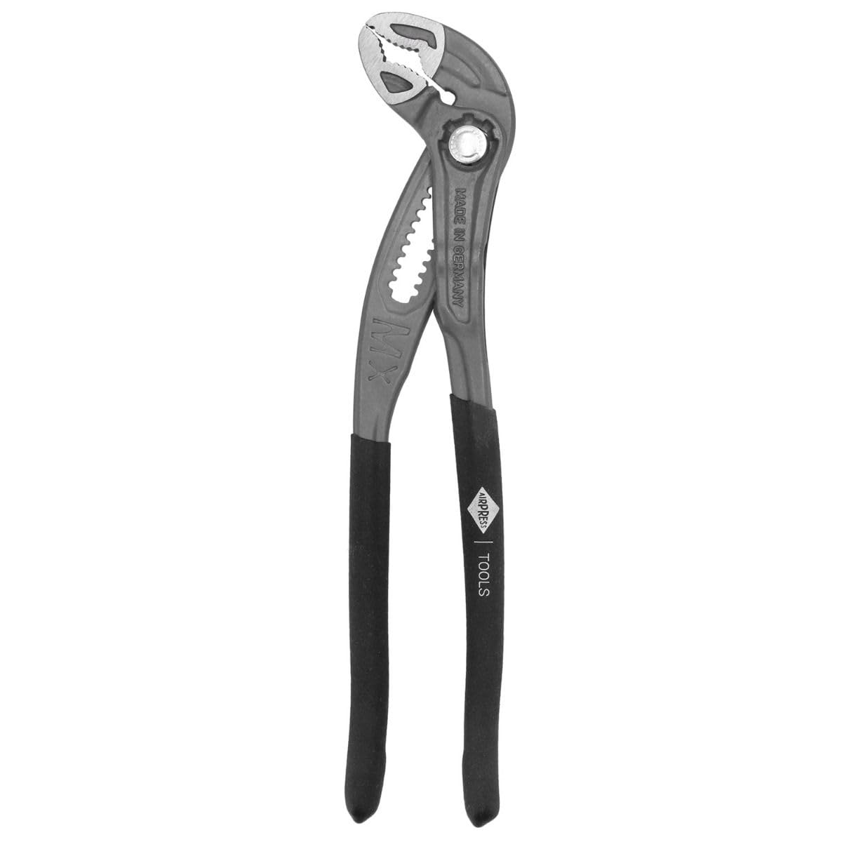 AIRPRESS - Juego de alicates profesional - 3 piezas Alicate universal 180 mm- Alicate de corte lateral 160 mm- Alicate pico de loro MX 250 mm