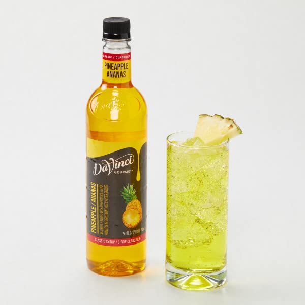 Image of DaVinci Gourmet Classic Pineapple Syrup, 25.4 Fluid Ounces (Pack of 4)