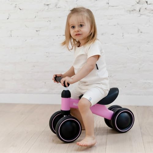 Bicicleta Andador de Equilibrio Bebê Infantil - 4 Rodas, BUBA - Bicicleta De Equilíbrio Infantil 4 R