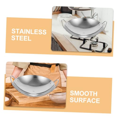 Wok de acero inoxidable MAGICLULU con doble asa miniatura 4