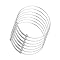 Angoily 7Pcs Adjustable Stainless Steel Bracelet Elastic Push Pull Wire Ring Bangle for Women Jewelry Inner Diameter Present for Birthdays Anniversaries and Holidays