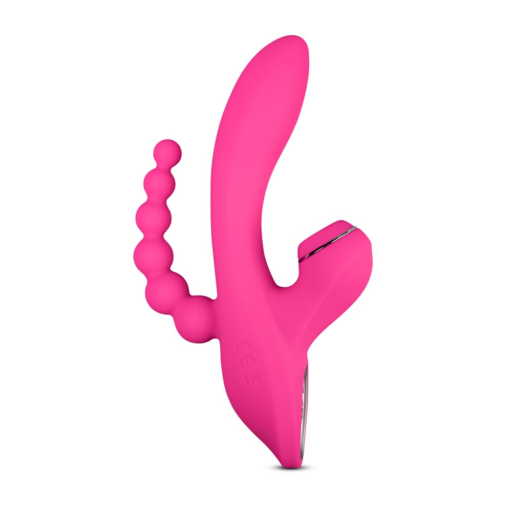 BeHorny Clitoris Sucking G-Spot and Anal Beads Vibrator
