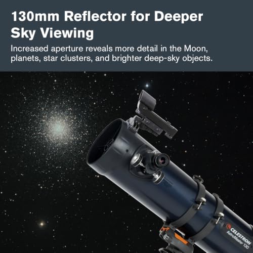 Image of Celestron AstroMaster 130EQ-MD Telescope with Motorized Tracking