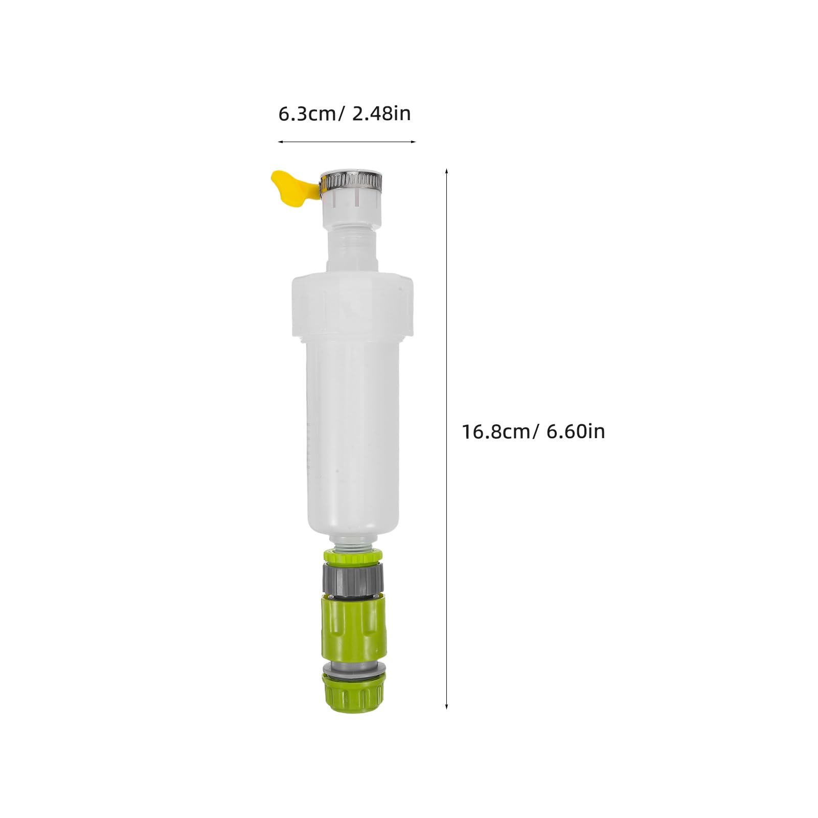 Hohopeti Filtro para Acuario Eliminador de Cloro Cartuchos de Repuesto 2 Unidades, Purificador de Agua para Peces, Conexión Rosca 1/2, Filtro de Agua para Peceras y Estanques Pequeños