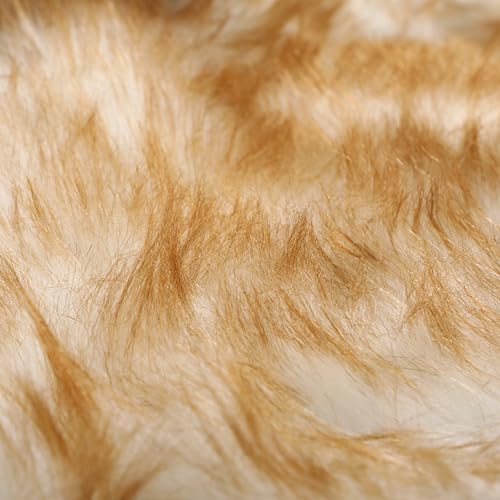 Halloscume 48 Inch Thick Faux Fur Christmas Tree Skirt, Plush Luxury Soft Tree Skirt for Home Xmas Party Holiday Indoor Decor(48-inch,2.6 Lb/ 1200 g,White and Brown) by Halloscume - Image 5